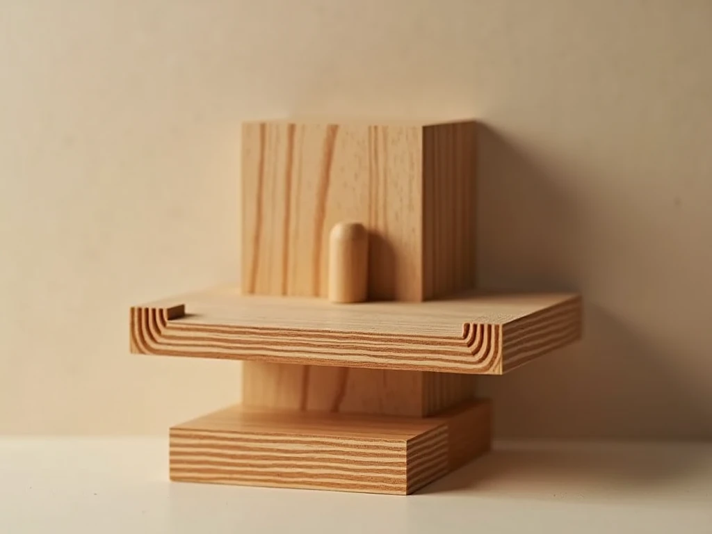 Close-up of miniature shelf craftsmanship details